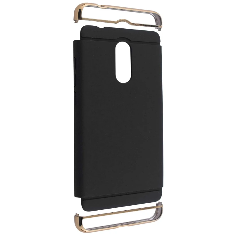 Пластикова накладка з хромом на Xiaomi Redmi 5 – Чорний. Фото 5 з 7