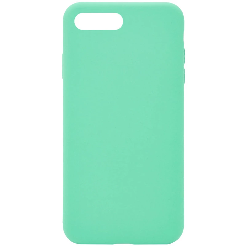 Чохол з закритим низом Silicone Case на Apple iPhone 7 plus / 8 plus – Зелений / Spearmint. Фото 1 з 1