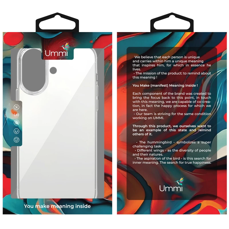 Чохол TPU Ummi transparent для Apple iPhone 17 (6.3") – Clear. Фото 2 з 2