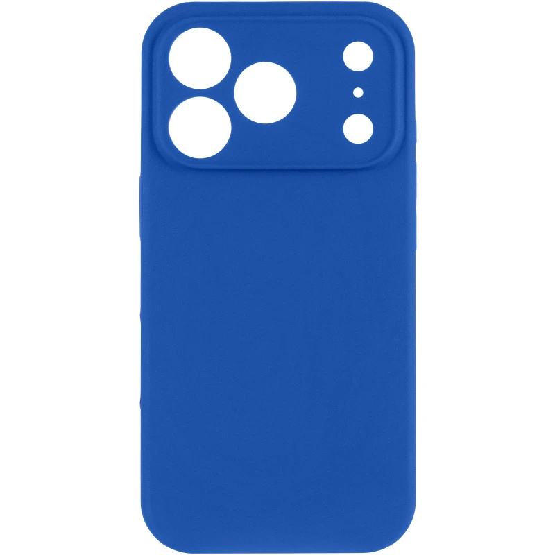Чехол Silk Full Camera Protective (AA) NO LOGO для Apple iPhone 17 Pro (6.3") – Синий / Capri Blue. Фото 4 из 9