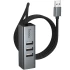 Перехідник HUB Hoco HB1D USB to USB2.0*3+RJ45 – Metal gray. Фото 4 з 6