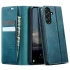 Шкіряний чохол-книжка CaseMe Velvet Matte для Samsung Galaxy A57 5G – Green. Фото 2 з 5