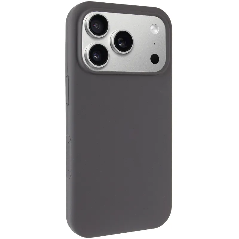 Чехол Silk Full Protective (AA) NO LOGO для Apple iPhone 17 Pro (6.3") – Серый / Dark Gray. Фото 2 из 7