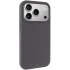 Чехол с закрытым низом Silicone Case для Apple iPhone 18 – Серый / Dark Gray. Фото 1 из 5