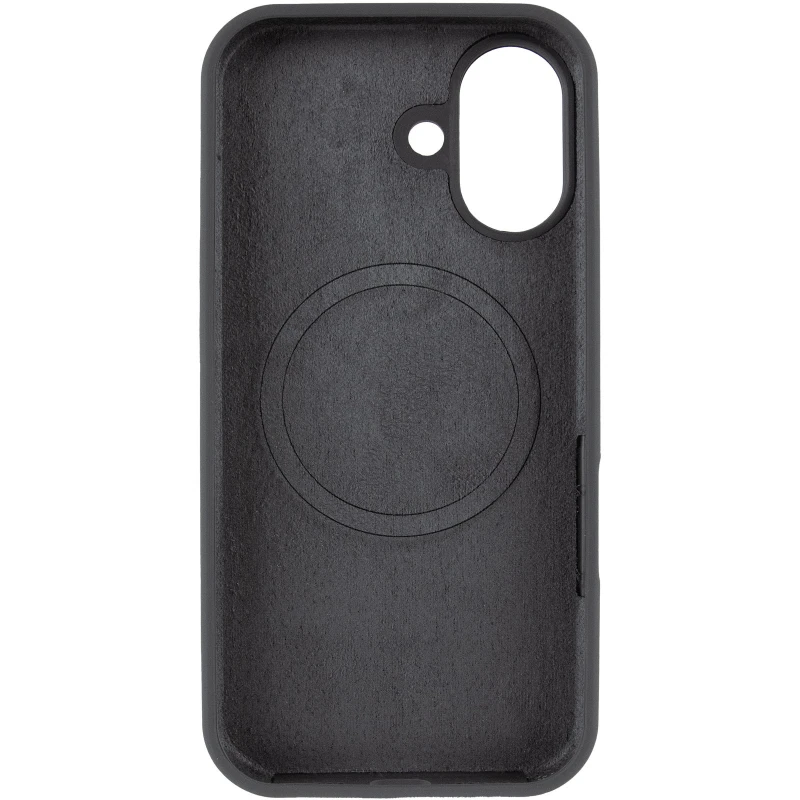 Чохол Silicone Case Full Protective (AA) V2 with MagSafe для Apple iPhone 17 (6.3") – Сірий / Dark Gray. Фото 7 з 11