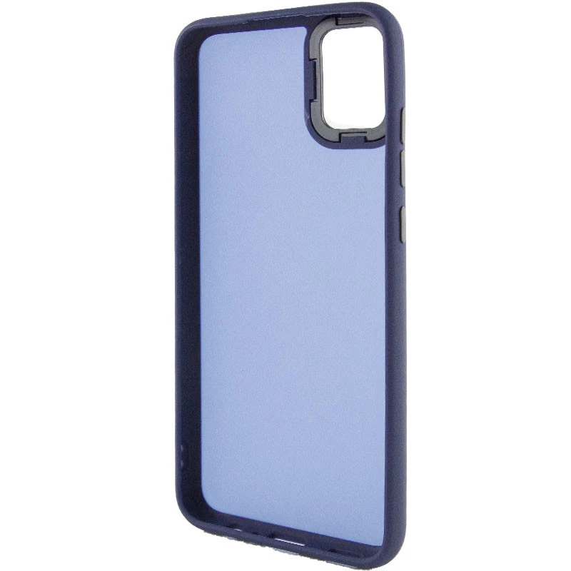 Чохол TPU+PC Lyon Frosted на Samsung Galaxy A04e – Синій / Navy Blue. Фото 4 з 7