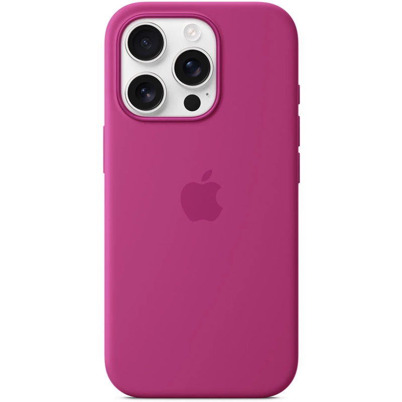 Силіконовий чохол ААА with Magsafe connection для Apple iPhone 16 Pro Max – Fuchsia. Фото 3 з 11
