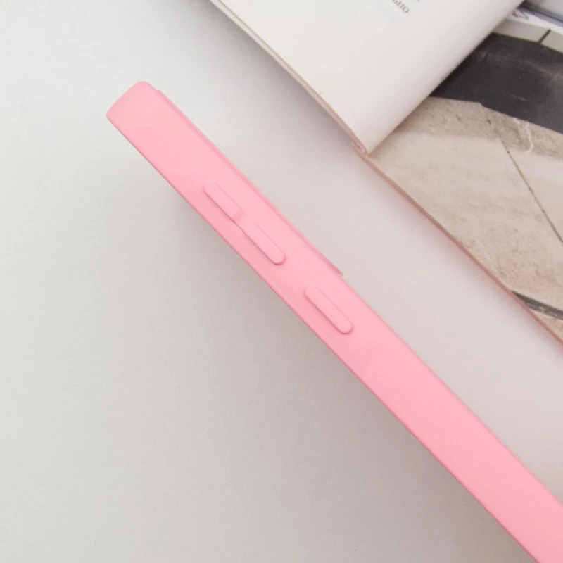 Кольоровий силіконовий чохол GETMAN із закритою камерою для Samsung Galaxy S24 – Рожевий / Pink. Фото 4 з 5