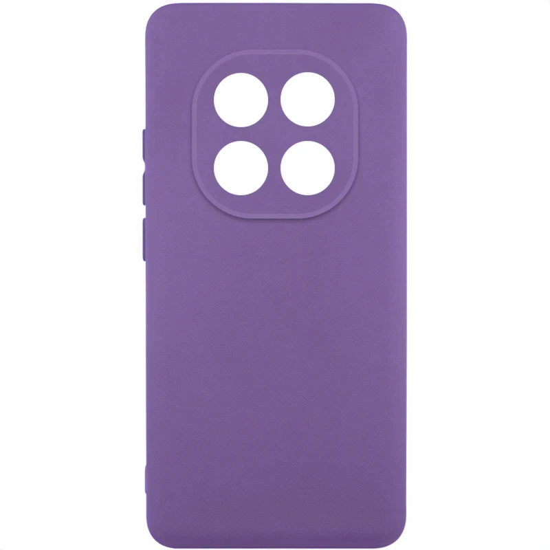 Кольоровий силіконовий чохол GETMAN із закритою камерою для Xiaomi Redmi Note 14 Pro+ 5G – Фіолетовий / Amethyst. Фото 1 з 1