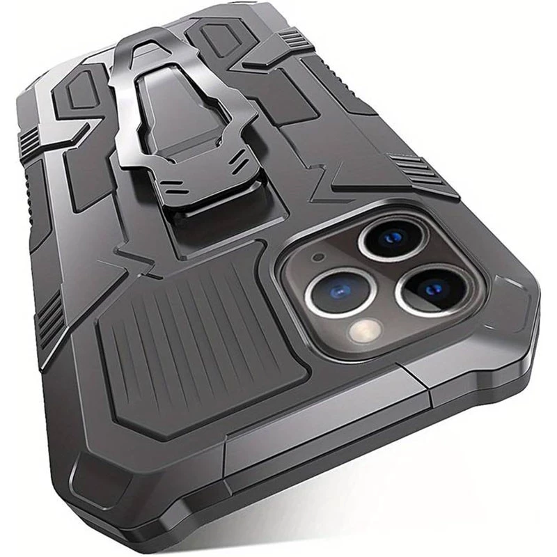 Протиударний чохол Defender Clip на Apple iPhone 12 Pro Max (6.7") – Black. Фото 7 з 7