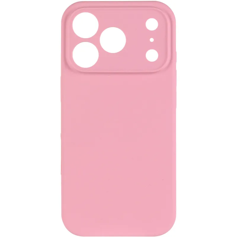 Чехол Silk Full Camera Protective (AA) NO LOGO для Apple iPhone 17 Pro Max (6.9") – Розовый / Light pink. Фото 2 из 5