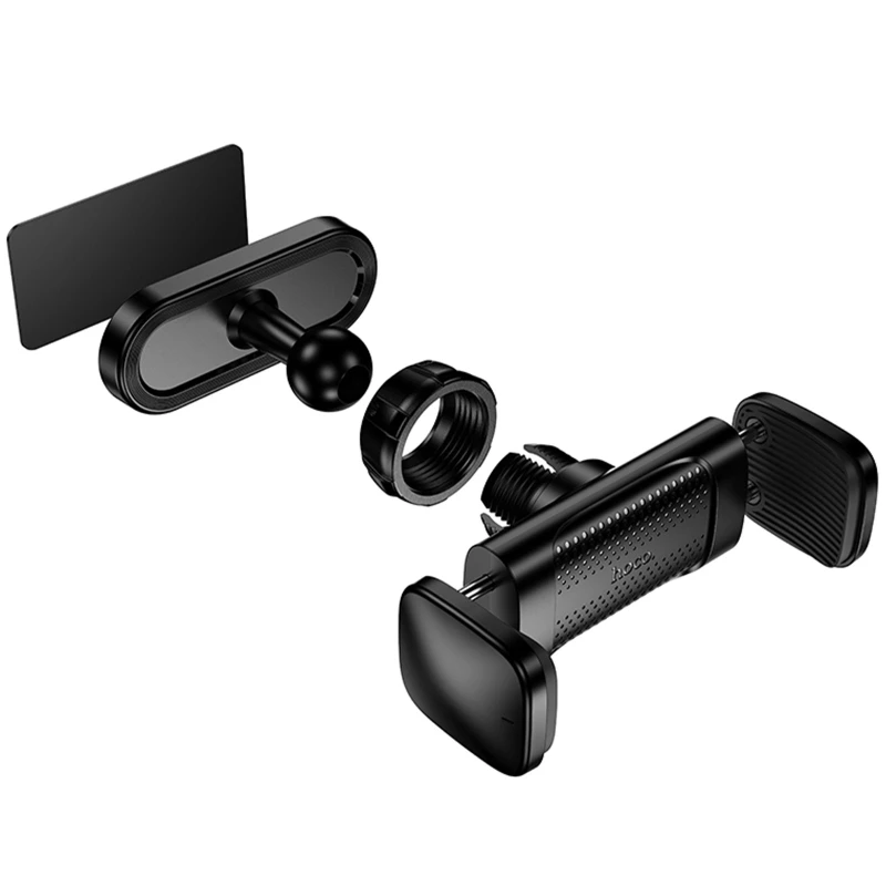 Тримач для телефону Hoco HD12 Supporter on magnet – Black. Фото 4 з 6