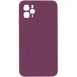 Чохол Silicone Case Square L з захистом камери на Apple iPhone 11 Pro (5.8") – Бордовий / Maroon. Фото 1 з 3