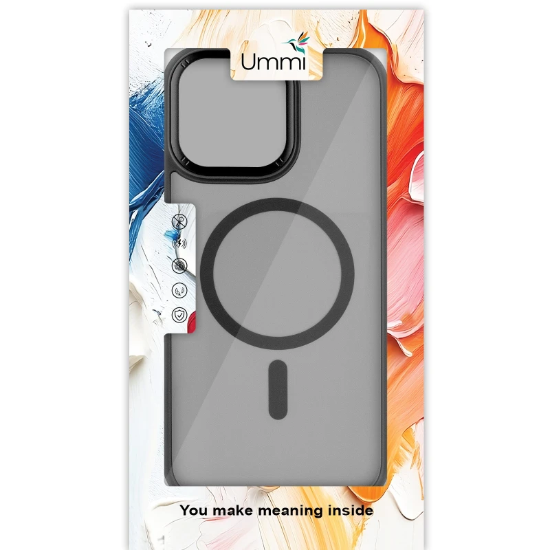 Чохол Ummi Ultimate with MagSafe для Apple iPhone 16 Pro Max – Black. Фото 4 з 8