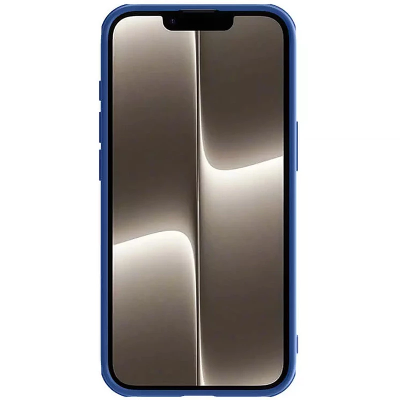 Карбоновая накладка Nillkin Pro со шторкой для камеры для Apple iPhone 17e (6.1") – Blue. Фото 4 из 6