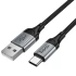 Дата кабель Hoco X121 Nuevo USB to Type-C 3A (1.5m) – Black. Фото 5 з 7
