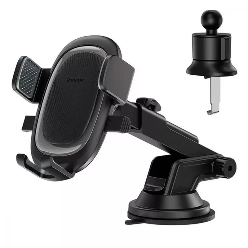 Автотримач Baseus UltraControl Pro Series Clamp-Type (C40351600113-0) – Cluster Black. Фото 3 з 8