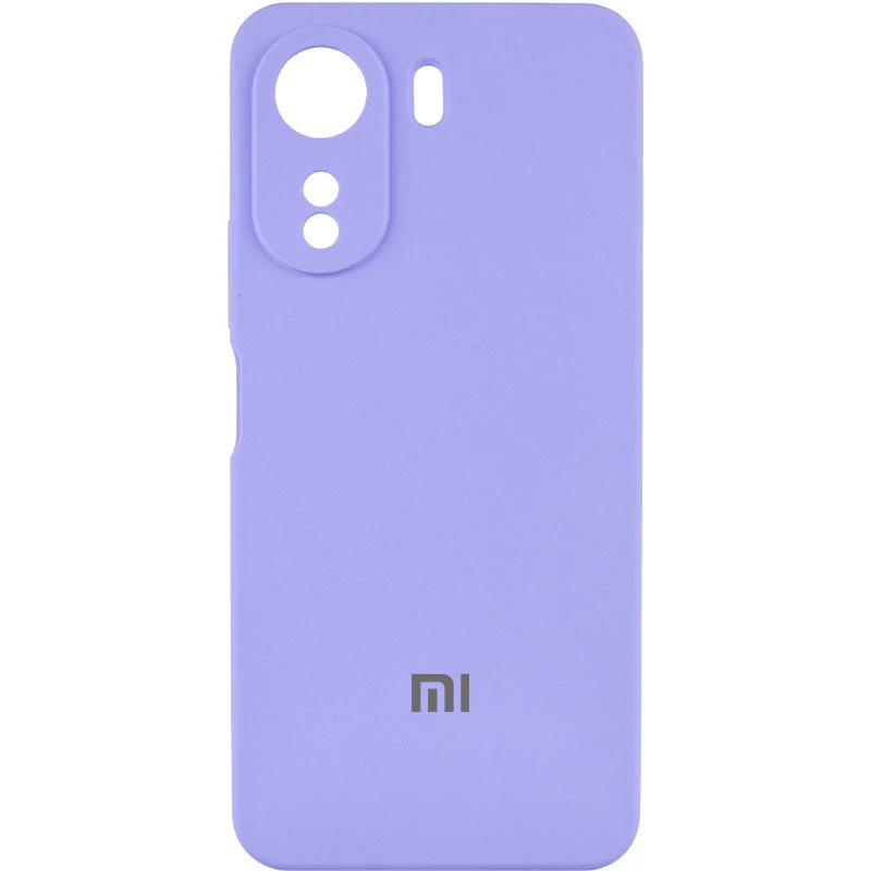 Чохол Silicone Case Lakshmi Premium L з закритою камерою на Xiaomi Redmi 13C – Бузковий / Dasheen. Фото 2 з 12
