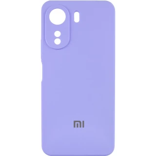 Чехол Silicone Case Lakshmi Premium L с закрытой камерой для Xiaomi Redmi 13C — Сиреневый / Dasheen