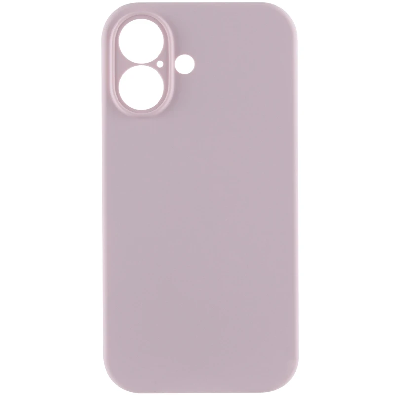 Чехол Silk Full Camera Protective (AA) NO LOGO для Apple iPhone 16 – Розовый / Chalk Pink. Фото 8 из 10