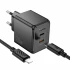 МЗП Hoco CS16A Wish PD20W (1USB-C/1L) + кабель Type-C to Lightning – Black. Фото 3 з 7