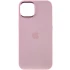 Чехол Silicone Case с металлическими кнопками для Apple iPhone 14 (6.1") – Розовый / Chalk Pink. Фото 3 из 9