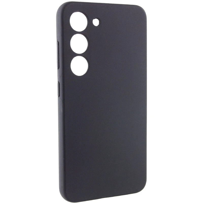 Чехол Silicone Case Lakshmi Premium з закритою камерою на Samsung Galaxy S23 – Черный / Black. Фото 4 из 17