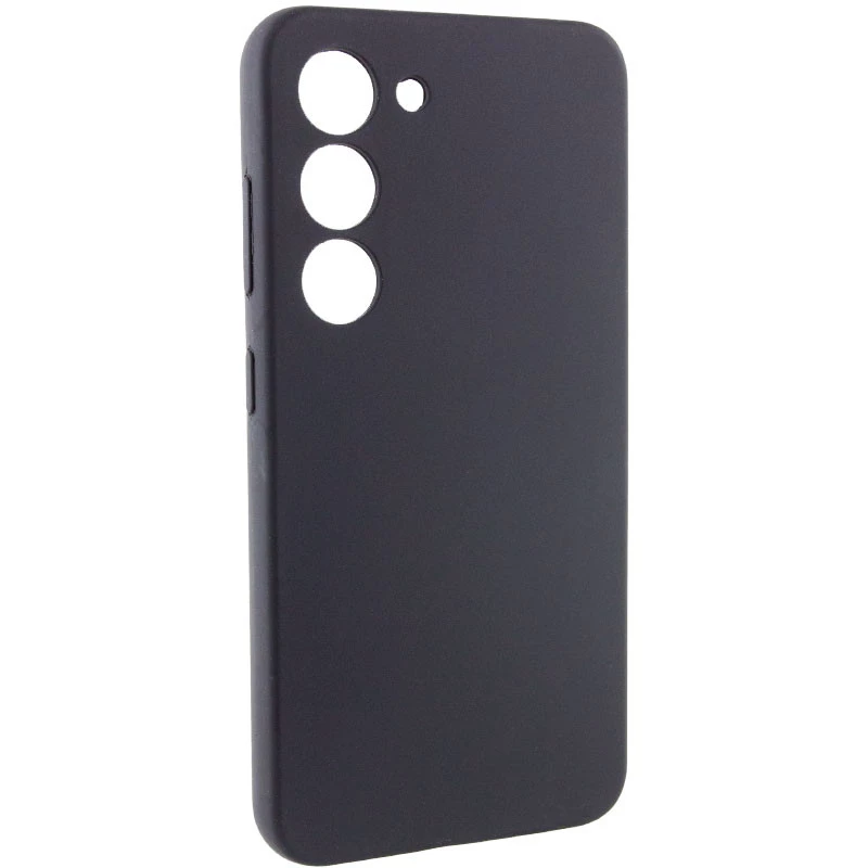 Чохол Silicone Case Lakshmi Premium з закритою камерою на Samsung Galaxy S24+ – Чорний / Black. Фото 3 з 13