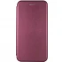 Чехол-книжка классический для Oppo A15s / A15 – Бордовый. Фото 1 из 4