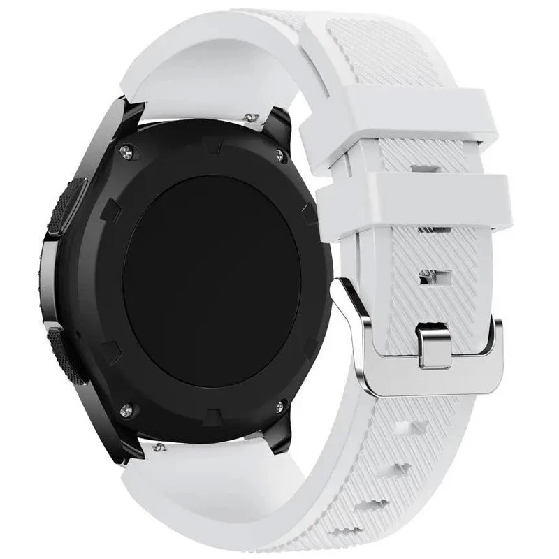 

Силиконовый ремешок Silicone Band для Xiaomi Amazfit/Samsung 22 mm (White)