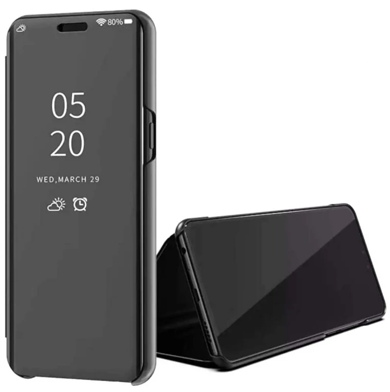 Чохол-книжка Clear на Xiaomi Mi 10T Lite / Redmi Note 9 Pro 5G – Чорний. Фото 2 з 4