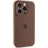 Чехол Silicone Case с защитой камеры для Apple iPhone 14 Pro Max (6.7") – Коричневый / Brown. Фото 2 из 7