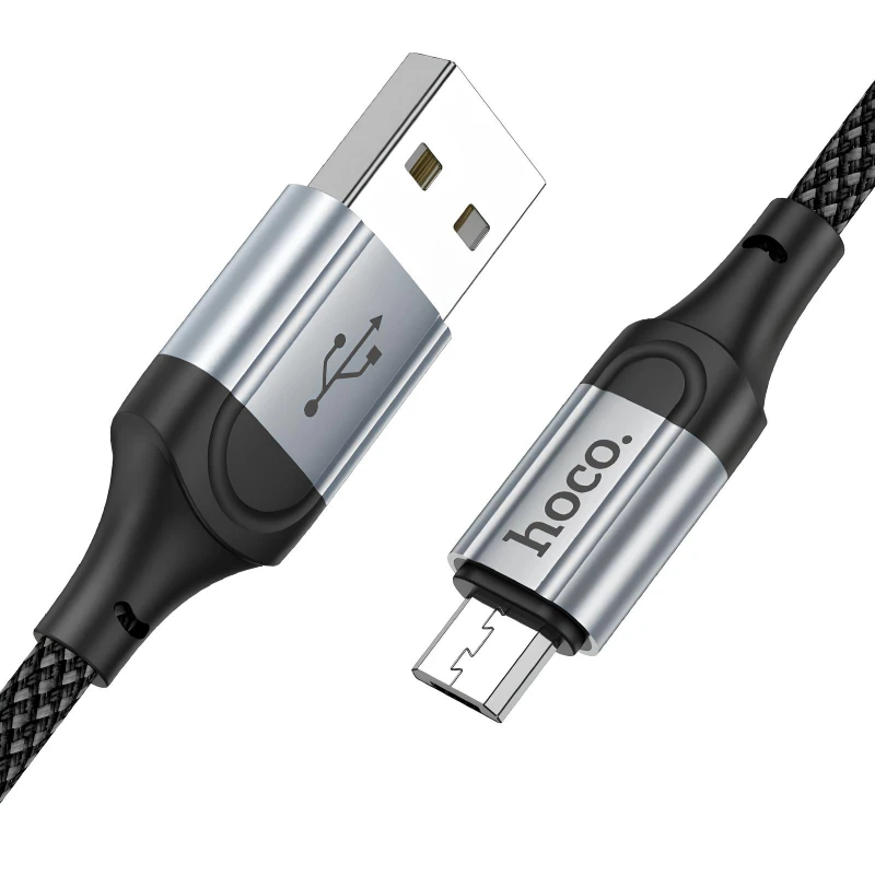Дата кабель Hoco X102 Fresh USB to MicroUSB (1m) – Black. Фото 3 з 6