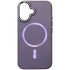 Шкіряний чохол з MagSafe на Apple iPhone 16 – Dark Purple. Фото 1 з 4