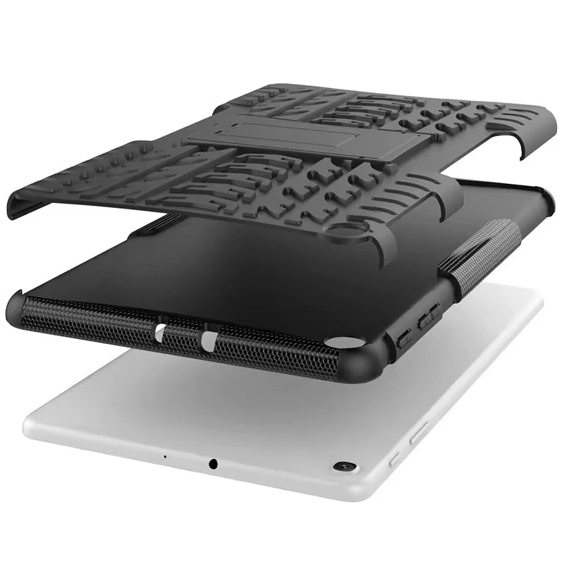 TPU+PC чехол Protector Stand для Samsung Galaxy Tab A7 Lite 8.7 (SM-T220) – Black. Фото 4 из 5