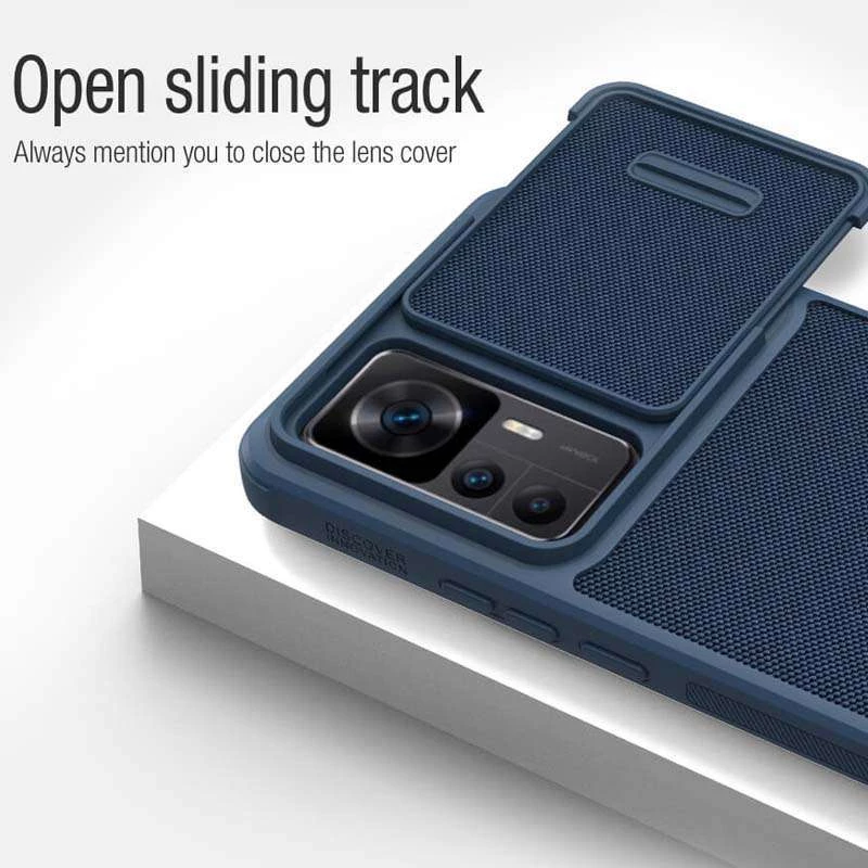 TPU+PC чохол Nillkin Textured S на Xiaomi 12T Pro – Blue. Фото 6 з 6