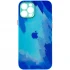 Скляний чохол Impasto на Apple iPhone 12 Pro (6.1") – Blue. Фото 1 з 3