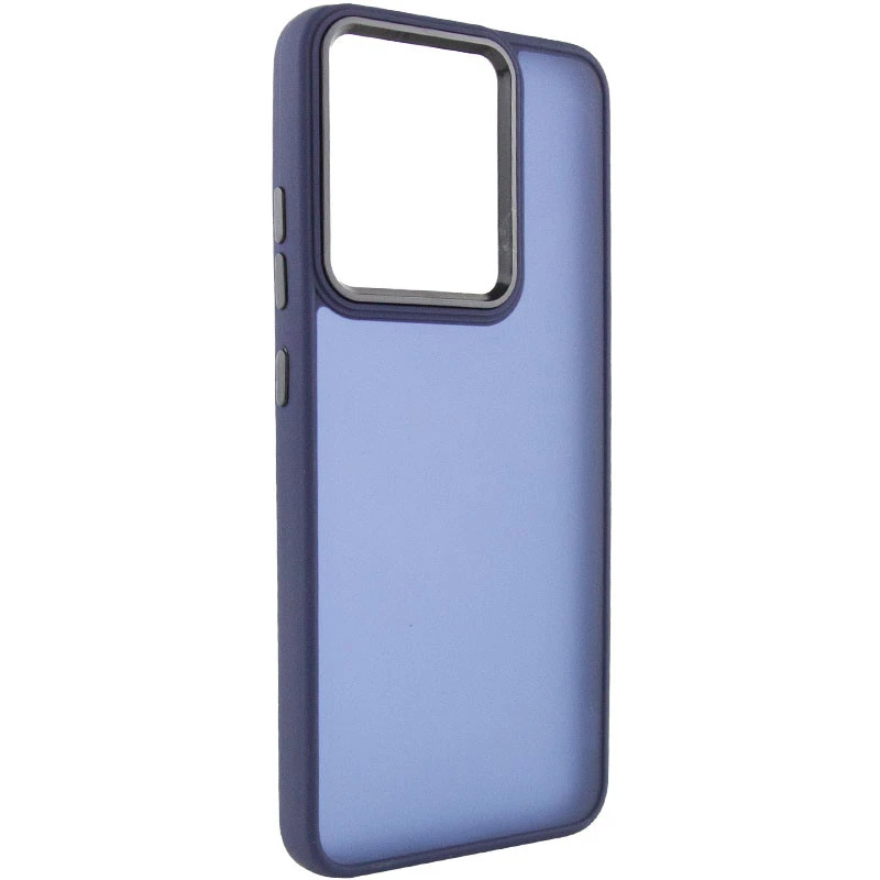 

Чохол TPU+PC Lyon Frosted на TECNO Spark 8C (Синій / Navy Blue)