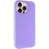Чохол з закритим низом Silicone Case на Apple iPhone 16 Pro Max – Бузковий / Dasheen. Фото 4 з 12