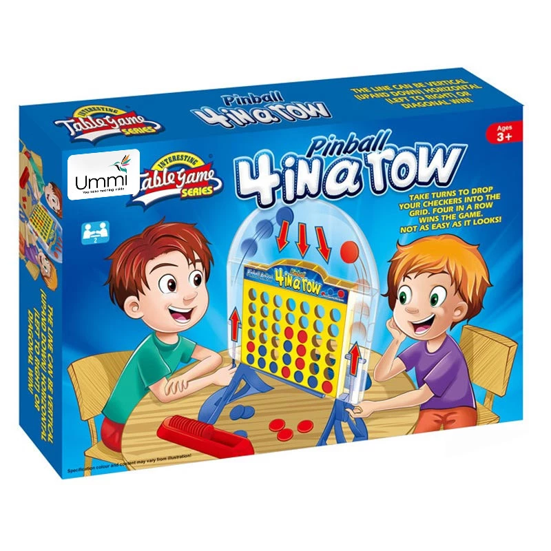 Настільна інтерактивна гра Ummi 03818 4 in a Row – Blue / Yellow. Фото 3 з 3