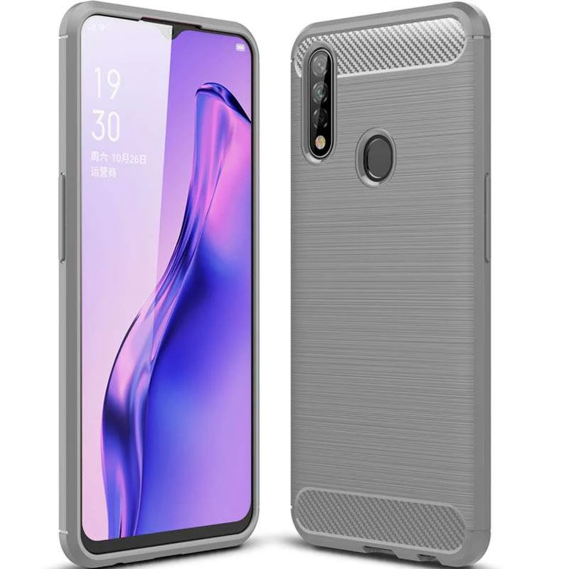 

Тонкий силіконовий чохол Slim на Oppo A31 (Сірий)