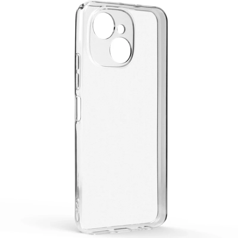 Ультратонкий силіконовий чохол 1,5 мм з захистом камери на TECNO Spark 40C – Безбарвний (прозорий). Фото 2 з 2