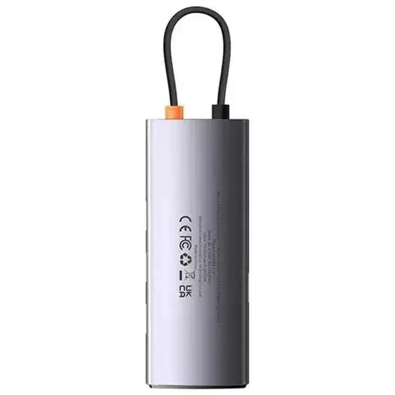 Переходник HUB Baseus Metal Gleam Series 4-in-1 4xUSB 3.0 – Gray. Фото 4 из 5