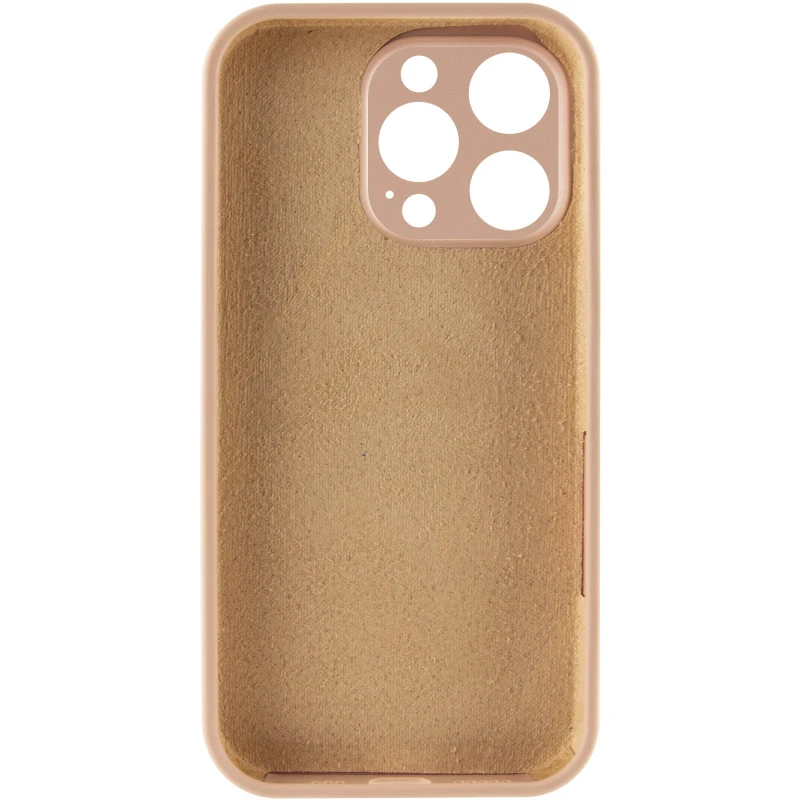 Чохол Silk Full Camera Protective (AA) NO LOGO для Apple iPhone 13 Pro (6.1") – Бежевий / Desert Gold. Фото 4 з 5