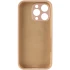 Чехол Silk Full Camera Protective (AA) NO LOGO для Apple iPhone 15 Pro (6.1") – Бежевый / Desert Gold. Фото 4 из 5
