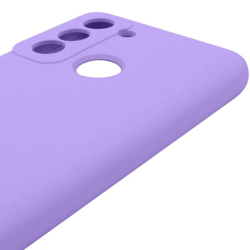 Чехол Silicone Case Lakshmi Premium з закритою камерою на TECNO Pop 5 LTE – Сиреневый / Dasheen. Фото 7 из 8