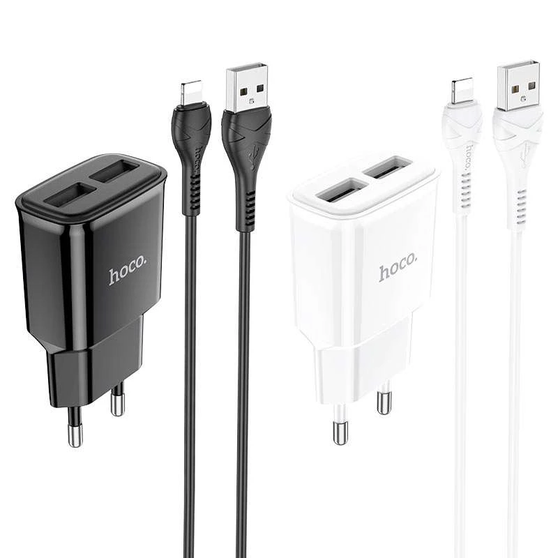 

МЗП HOCO C88A (2USB/2.4A) + Lightning