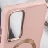 TPU чохол Bonbon з металевими кнопками та MagSafe на Samsung Galaxy A25 5G – Рожевий / Light Pink. Фото 10 з 10