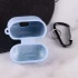 Силіконовий футляр з мікрофіброю для навушників Airpods 1/2 – Блакитний / Lilac Blue. Фото 5 з 6