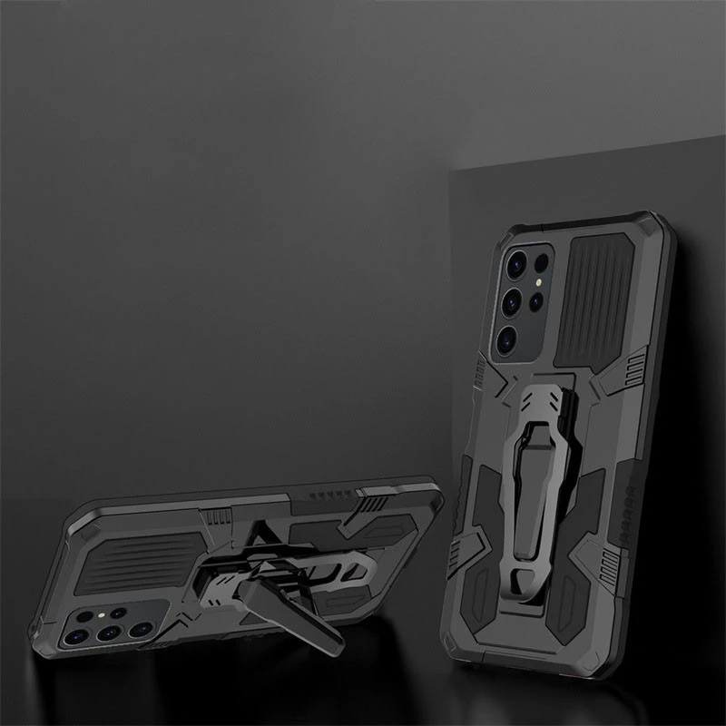 Протиударний чохол Defender Clip на Samsung Galaxy S24 Ultra – Black. Фото 4 з 4